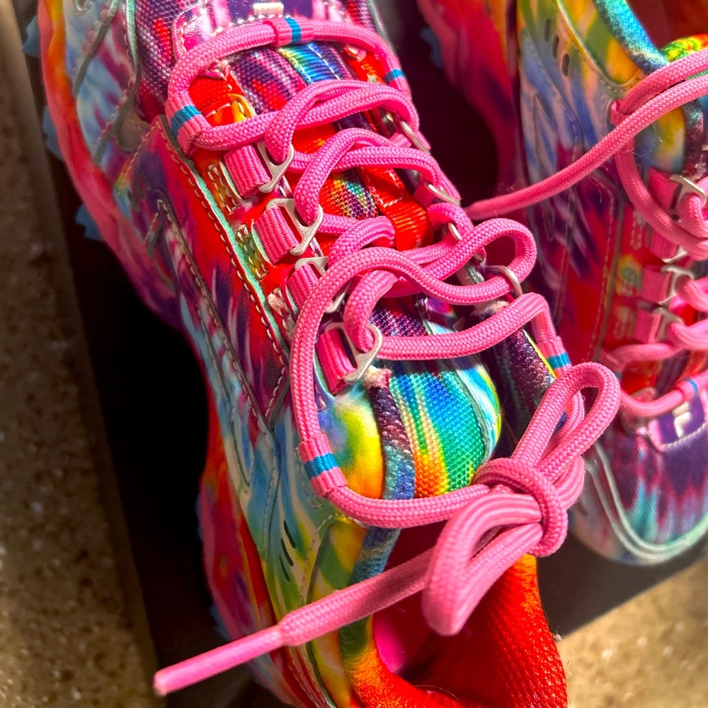 Size 3.5 colorful girl’s shoes